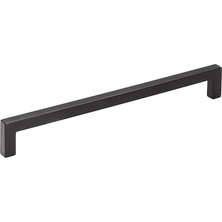 Elements 192 mm Center-to-Center Matte Black Square Stanton Cabinet Bar Pull 625-192MB
